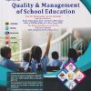 QUALITY & MANAGEMENT OF SCHOOL EDUCATON B.Ed. First Year - SEM - 3 PAPER NO - 302 | BHAGYASHREE ARVIND DUDHADE, KAKASAHEB DATTATRAYA SHINDE | SHREE PRAKASHAN