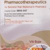 PHARMACOTHERAPEUTICS (For Second Year Diploma In Pharmacy) | VN RAJE | CBS PUBLISHERS & DISTRIBUTORS