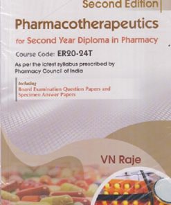 PHARMACOTHERAPEUTICS (For Second Year Diploma In Pharmacy) | VN RAJE | CBS PUBLISHERS & DISTRIBUTORS
