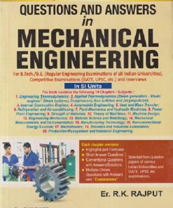 A Comprehensive Book On Selected QUESTION AND ANSWERS IN MECHANICAL ENGINEERING | RK RAJPUT | BIRLA PUBLICATION