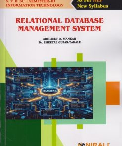 RELATIONAL DATABASE MANAGEMENT SYSTEM for SY BSc IT Semester 3 | Abhijeet D. Mankar | Nirali Prakashan
