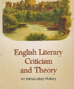 ENGLISH LITERARY CRITICISM ANND THEORY | MC NAGARAJAN | ORIENT BLACKSWAN