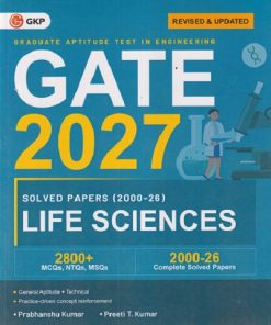 GATE 2027 Solved Papers (2000 - 26) LIFE SCIENCES | PRABHANSHU KUMAR, PREETI T KUMAR | GKP