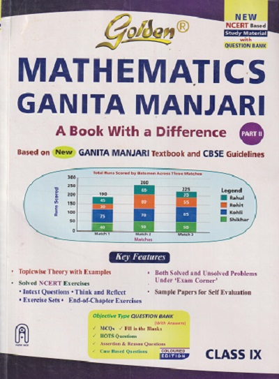GOLDEN MATHEMATICS GANITA MANJARI (PART - 2) CLASS 9 | PARMANAND GUPTA, RAJESH SINGH | NEW AGE