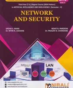NETWORK AND SECURITY for SPPU Third Year [TE] Degree in AIDS Semester 5 | Sagar S. Mane | Nirali Prakashan