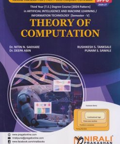 THEORY OF COMPUTATION for SPPU Third Year [TE] Degree in AIML / IT Semester 5 | Dr. Nitin N. Sakhare | Nirali Prakashan