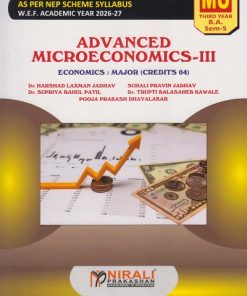 ADVANCED MICROECONOMICS 3 : Economics for MU TY BA Semester 5 | Dr. Harshad Laxman Jadhav | Nirali Prakashan