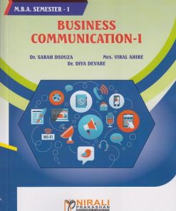 BUSINESS COMMUNICATION 1 for MBA Semester 1 | Dr. Sarah Dsouza | Nirali Prakashan